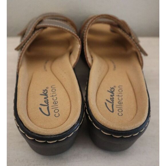 Clarks 26158230-4035 Women's Sz 6M Metallic Leather Merliah Karli Sandals - Picture 4 of 11